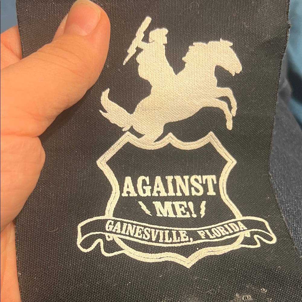 Against Me! Black and White patch - Picture 2 of 6